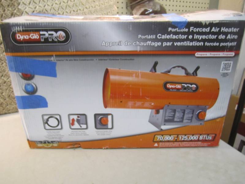 lot 22 image: Dyna-Glo Pro Portable Forced Air He...