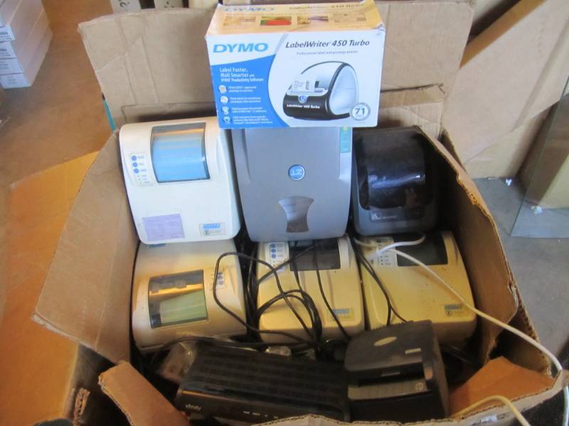 lot 54 image: Lot of Misc Label Printers Etc  A-2...