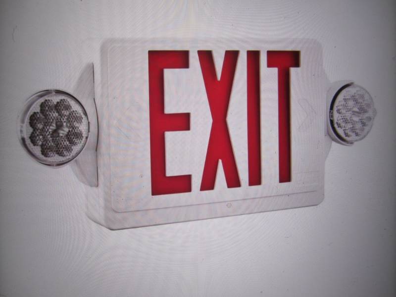 lot 94 image: Lithonia Lighting 2-Light LED White...