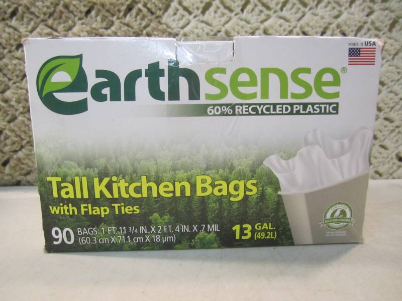 lot 96 image: Box of 90 Tall Kitchen Bags with Fl...