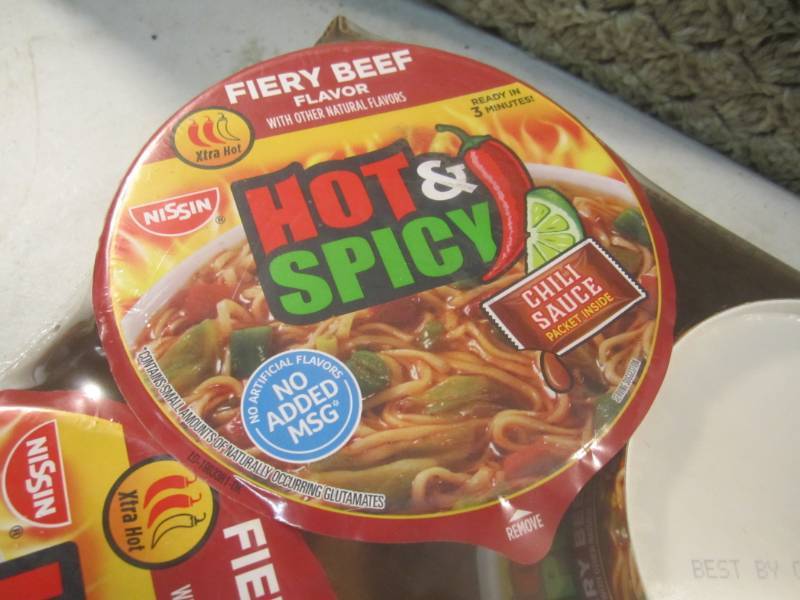 lot 111 image: Case of 6 Hot & Spicy Fiery Beef Fl...