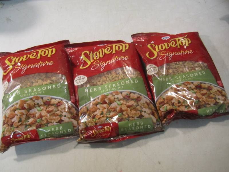 lot 114 image: 3 Bags of Stove Top Signature Herb ...