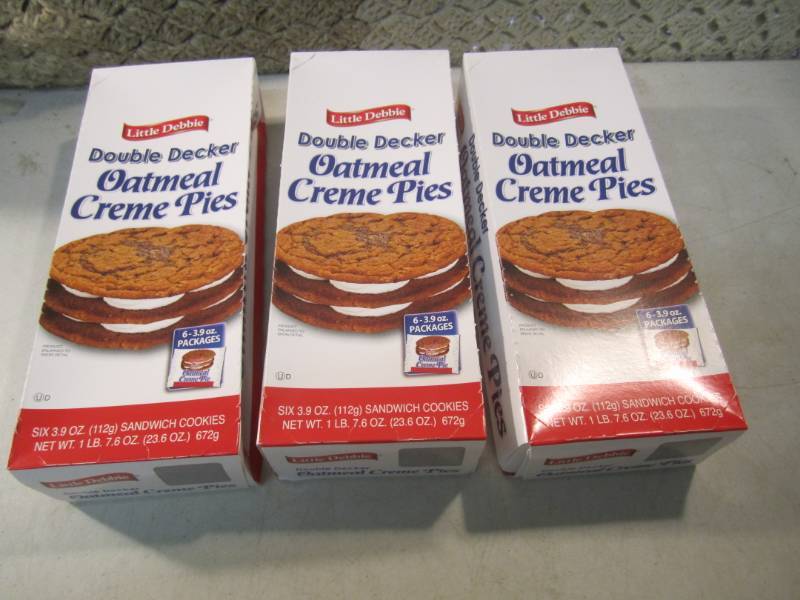 lot 140 image: 3 Boxes of Little Debbie Double Dec...