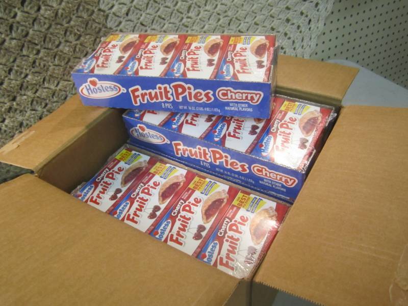 lot 158 image: Case with 6 Packs of 8 Hostess Cher...