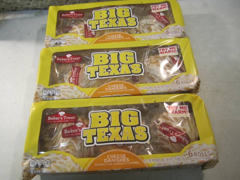 lot 168 image: 3 - 6 Roll Packs of Big Texas Chees...
