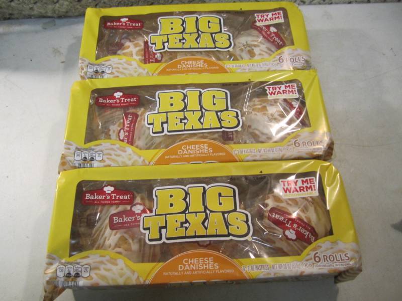 lot 169 image: 3 - 6 Roll Packs of Big Texas Chees...