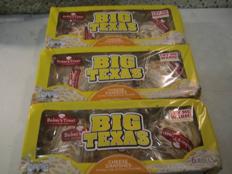 lot 170 image: 3 - 6 Roll Packs of Big Texas Chees...