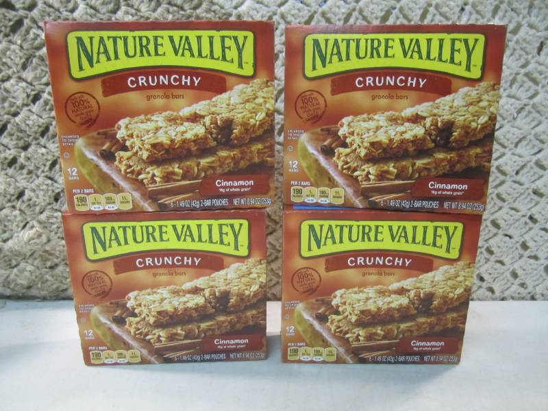 lot 174 image: 4 Boxes of Nature Valley Crunchy Ci...