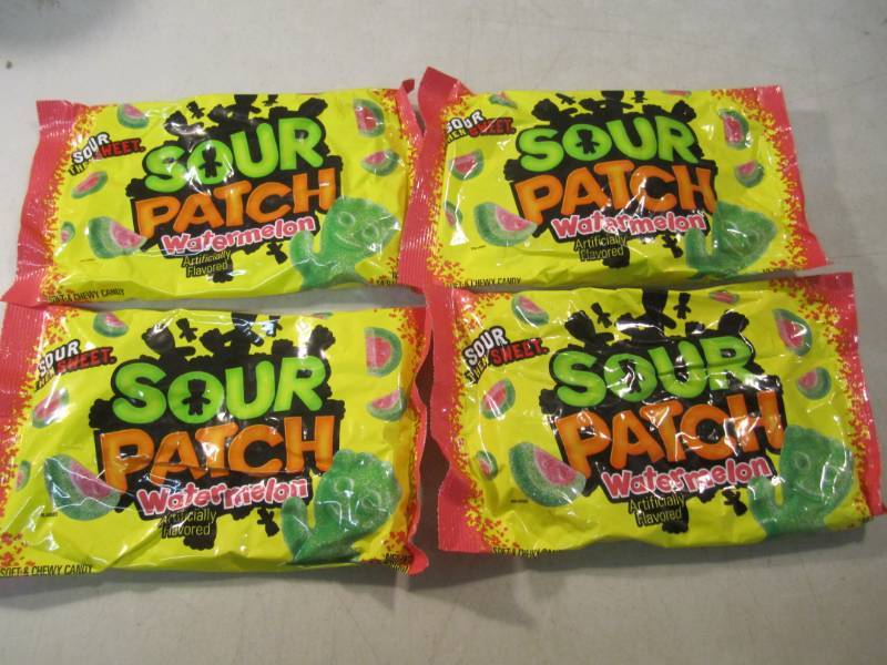lot 179 image: 4 Bags of Sour Patch Watermelon Sof...