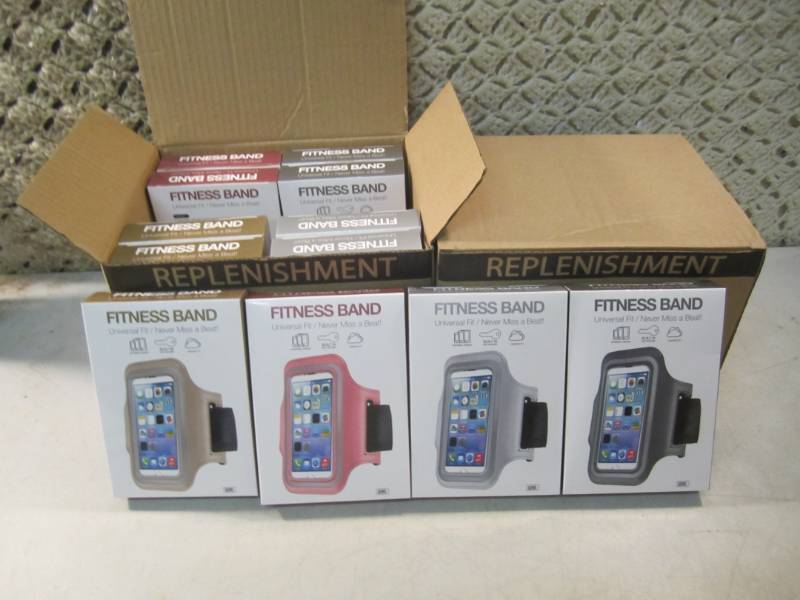 lot 194 image: 2 Case of 12 each of Fitness Bands ...