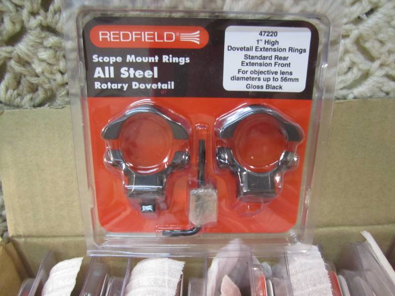 lot 213 image: Case of 12 RedField Scope Mount Rin...