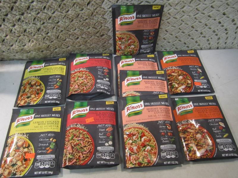 lot 225 image: Lot of 10 Packets of One Skillet Me...