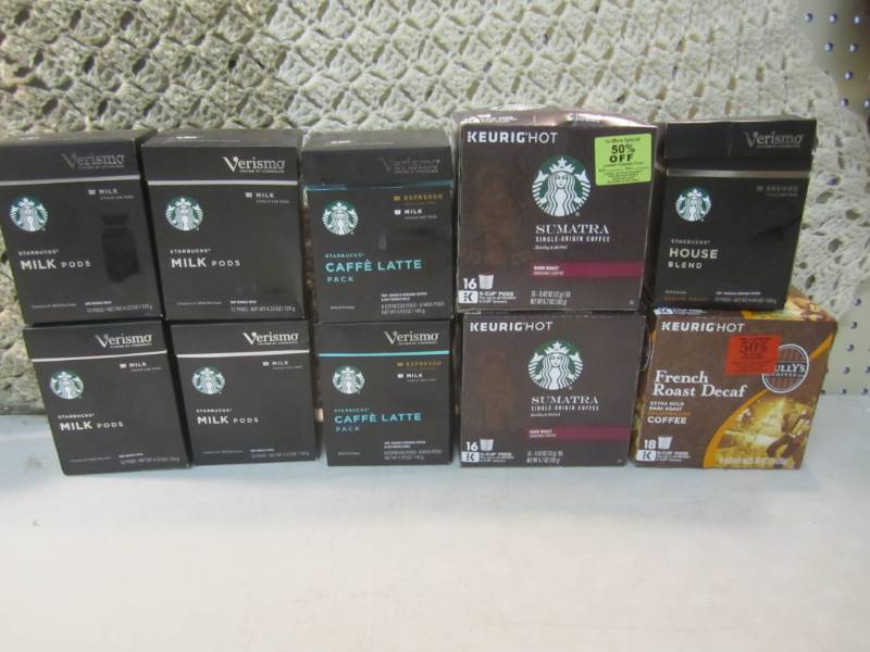 lot 264 image: Mixed Lot of Starbucks Coffee Pods ...