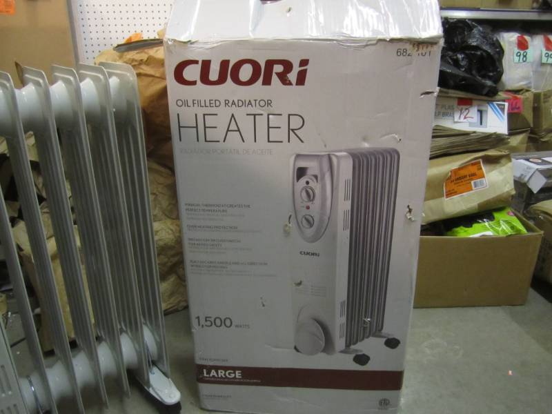 lot 266 image: Cuori Oil Filled Radiator Heater Op...
