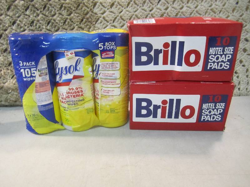 lot 93 image: 3-Pack of Lysol Disinfecting Wipes ...