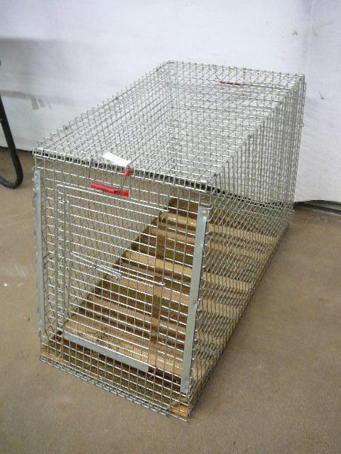 lot 2 image: Wire Dog Box