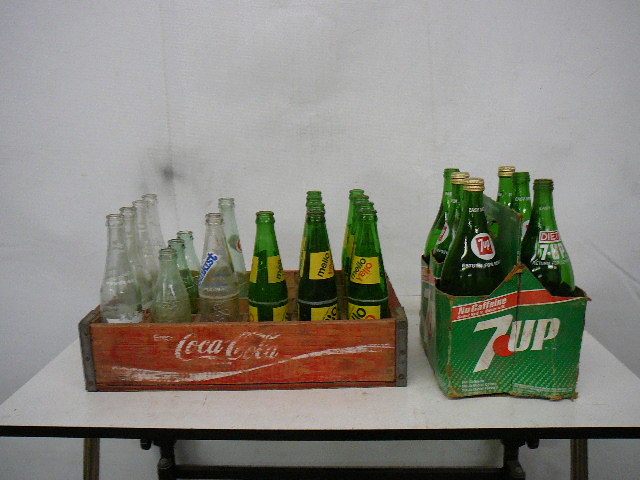 lot 43 image: Vintage Bottles and Coke Case