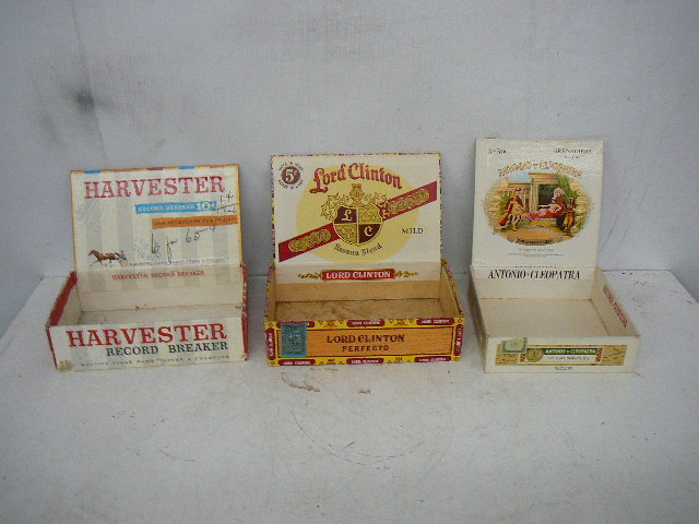 lot 47 image: Vintage Cigar Boxes