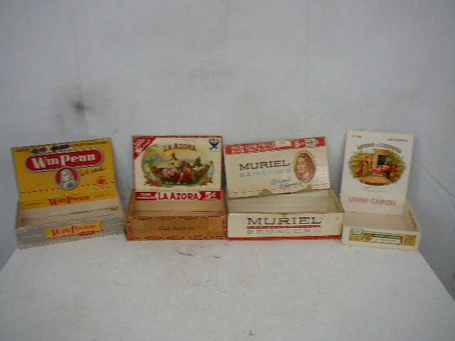 lot 48 image: Vintage Cigar Boxes
