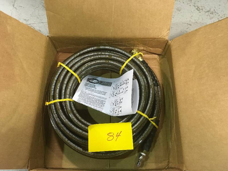 lot 84 image: Simpson 50 ft. Monster Hose for Pressure Washers not used