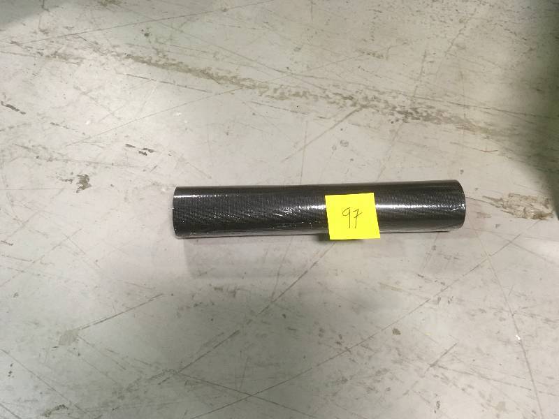 lot 97 image: Husky 18 in. x 100 in. Premium Solid Drawer Liner, Black open box not used