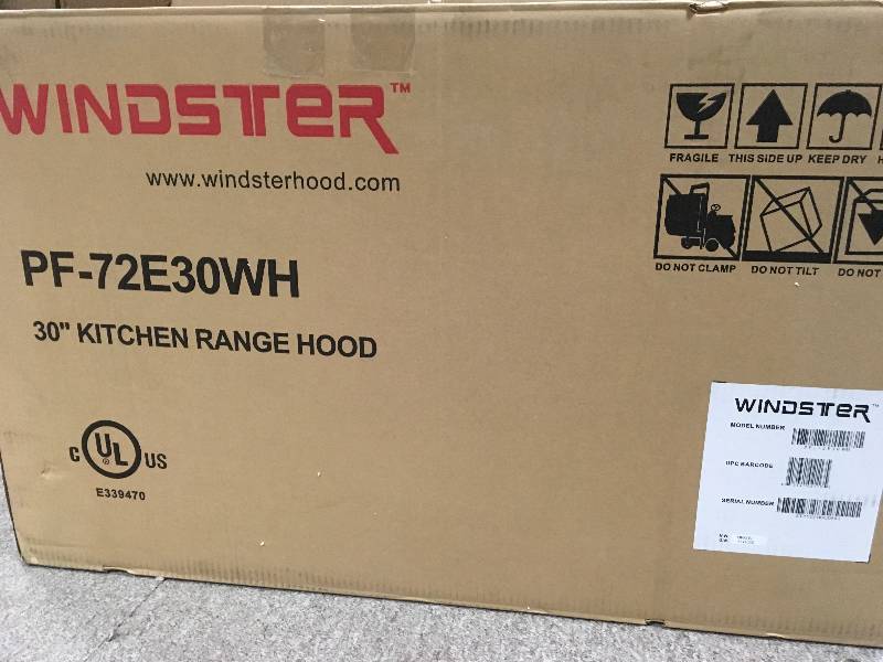 lot 7 image: Windster 30 Under Cabinet Range Hood