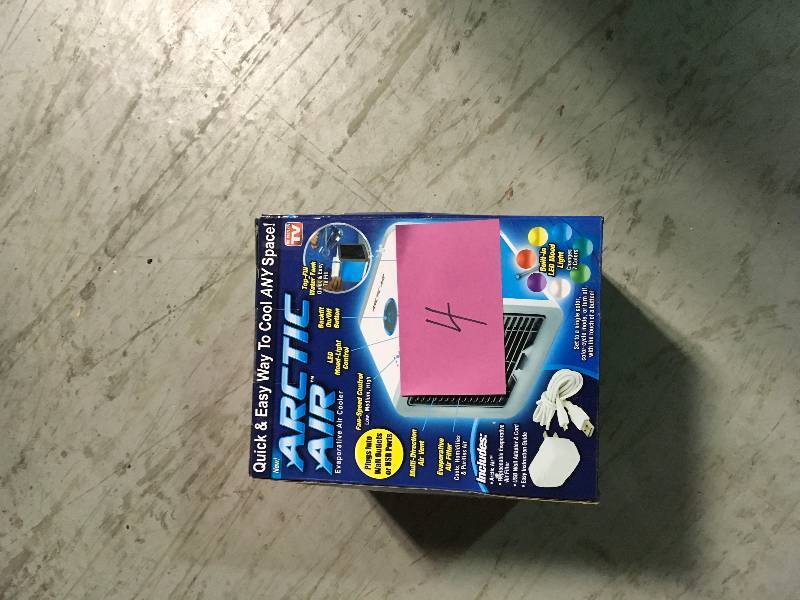 lot 4 image: Artic Air Cooler not used
