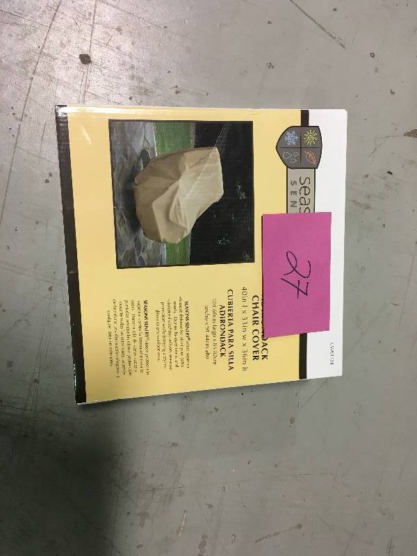 lot 27 image: Seasons Sentry Adirondack Chair Cover new