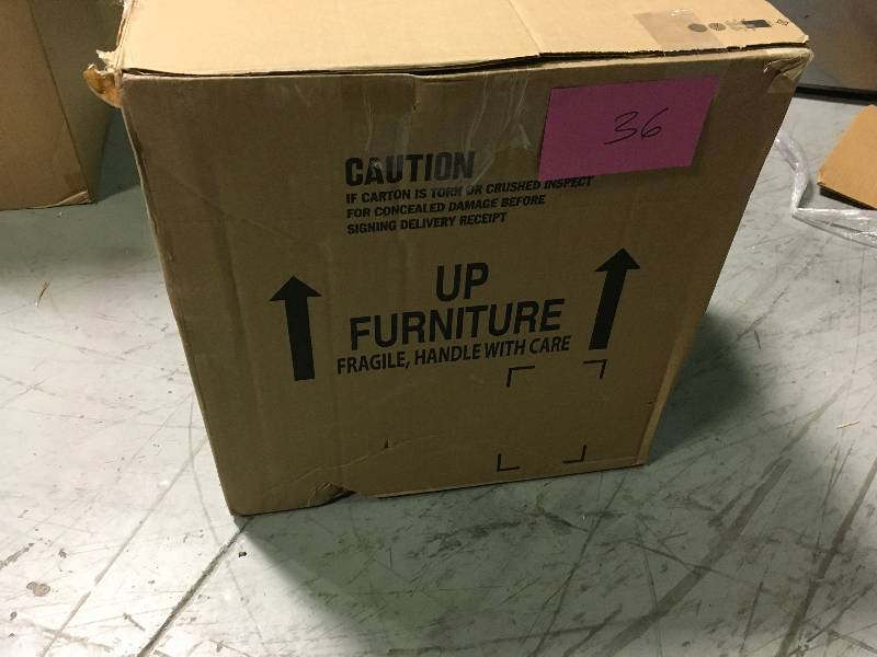 lot 36 image: International Concepts 18 in. Unfinished Wood Bar Stool not used
