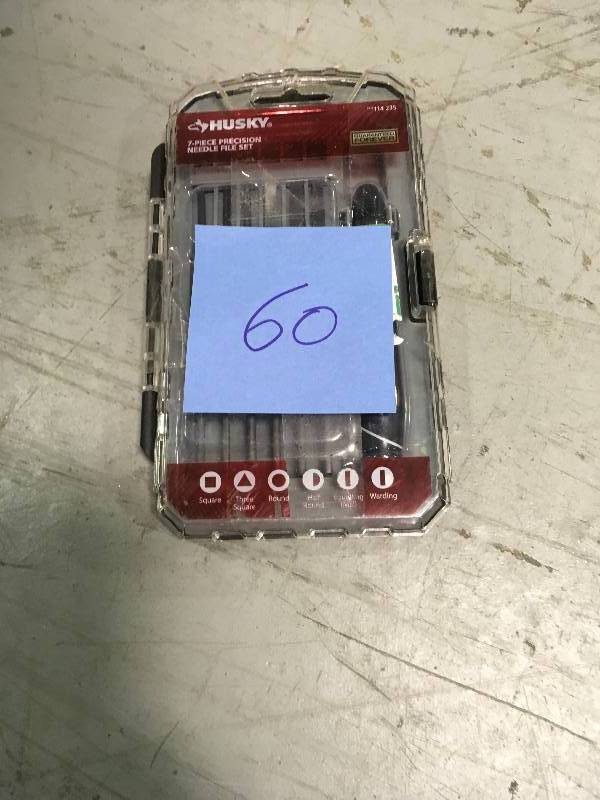 lot 60 image: General Tools Steel Precision File Set (6-Piece)