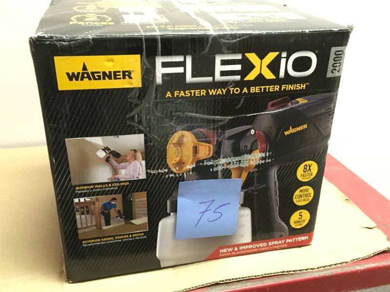 lot 75 image: Wagner 0529086 Flexio 2000 HVLP Sprayer  USED