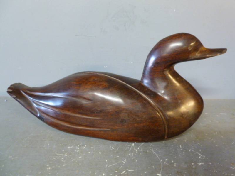 Wooden Duck Decoration