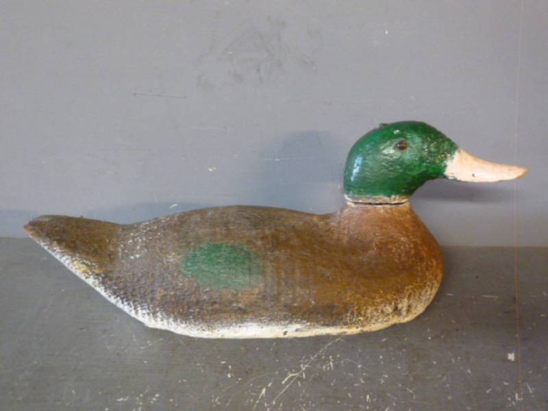Vintage Wooden Duck Decoy