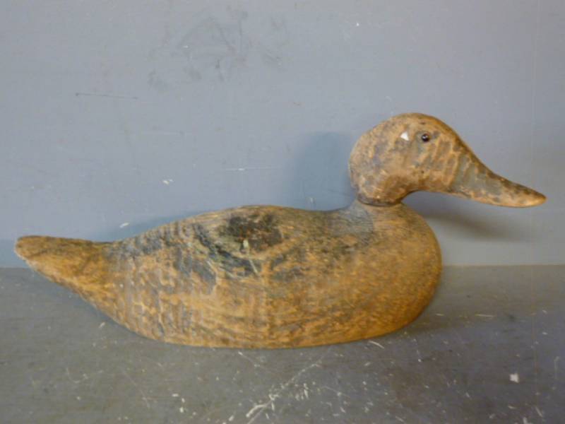 Vintage Wooden Duck Decoy