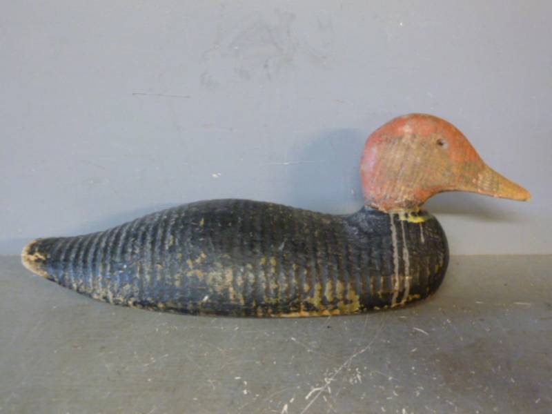 Vintage Wooden Duck Decoy