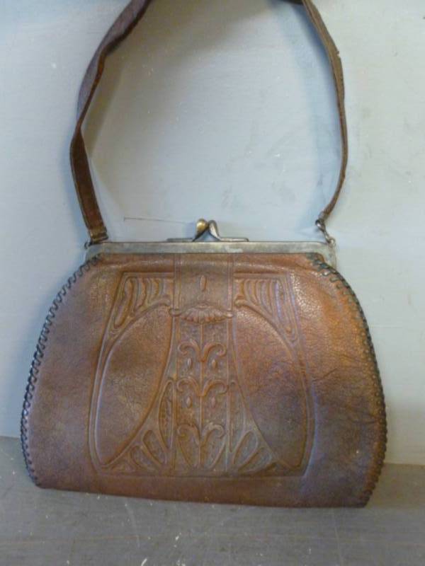 Antique Leather Purse