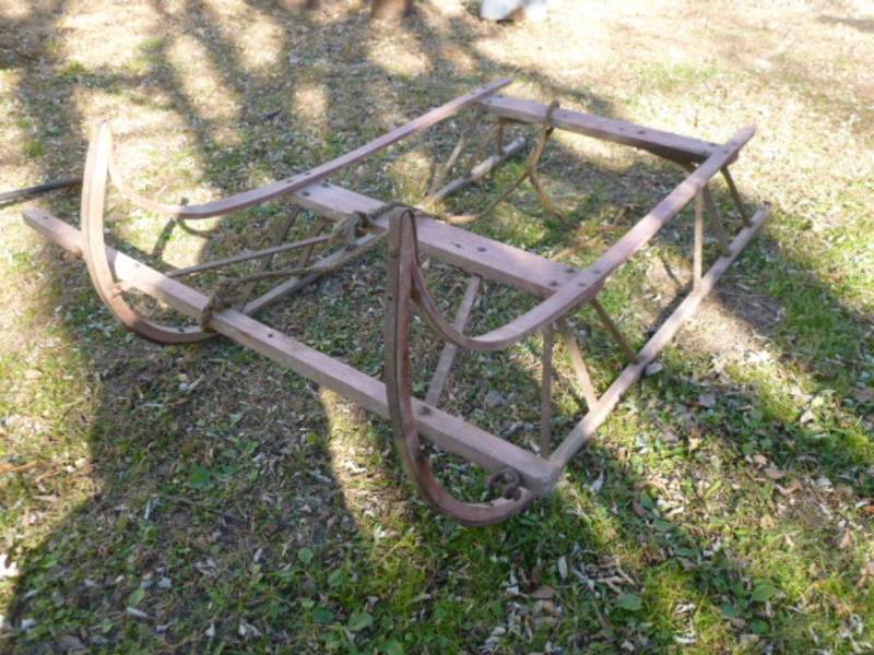 Antique Sleigh Frame