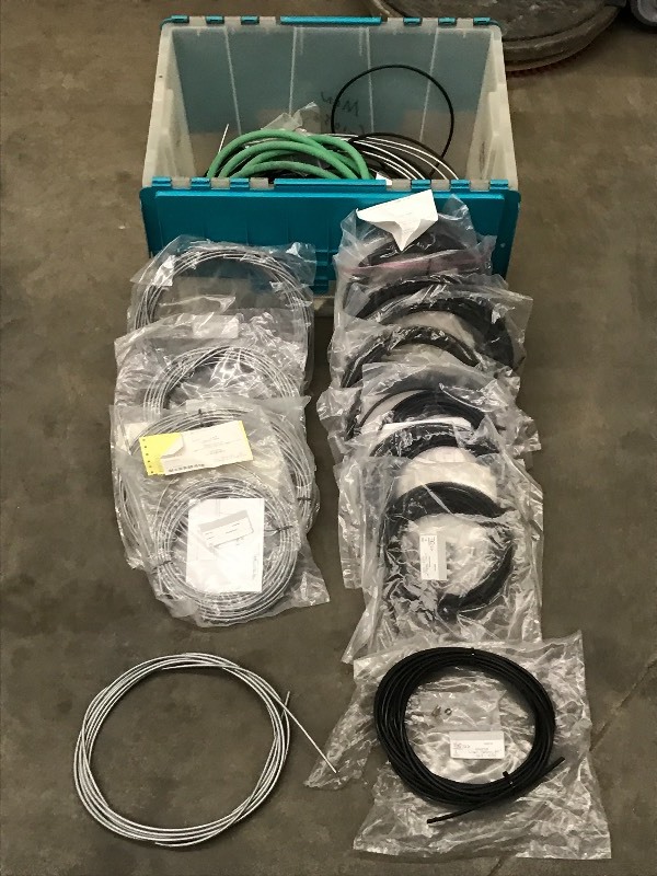 lot 91 image: Storage Tote With Assorted Steel...