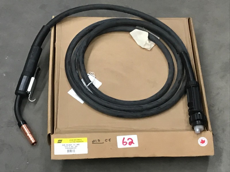 lot 62 image: ESAB 250-Amp CC Mig Gun, 15x.035...