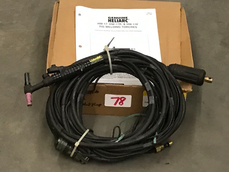 lot 78 image: ESAB HW-20A Genuine Heliarc Tig T...