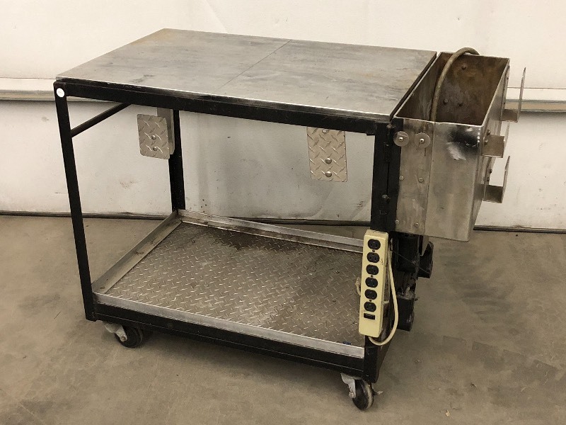 lot 1 image: Heavy Duty Rolling Welding Table, L...