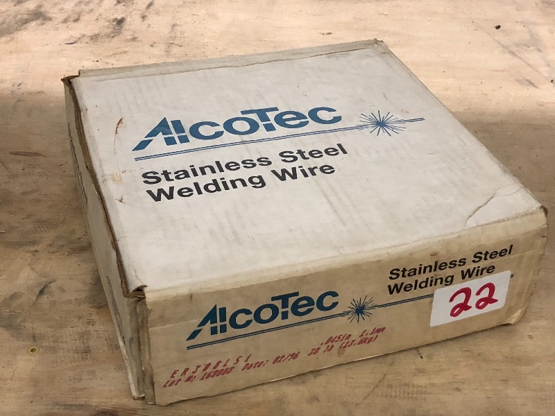 lot 22 image: Full 30# Spool Of AlcoTec .045 Sta...