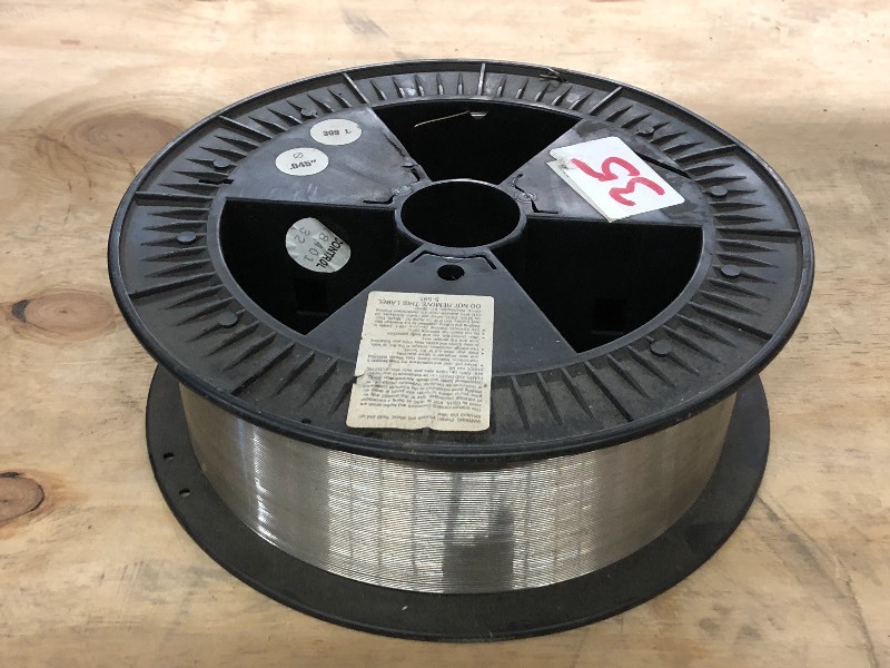 lot 35 image: Full Spool Of .045 Welding Wire ...