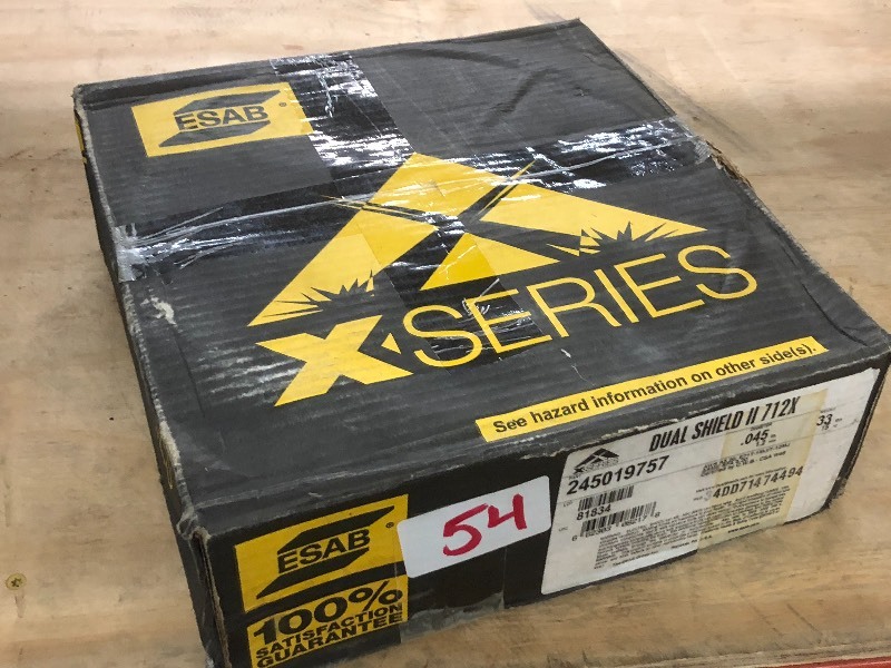 lot 54 image: Full 33# Spool Of ESAB .045 Dual-S...