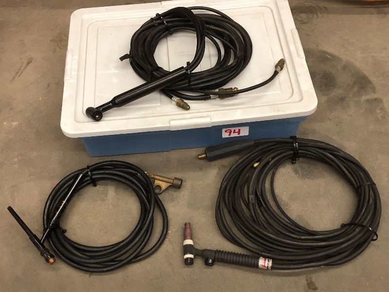 lot 94 image: (3) Tig Torch Assemblies Weldcraft...