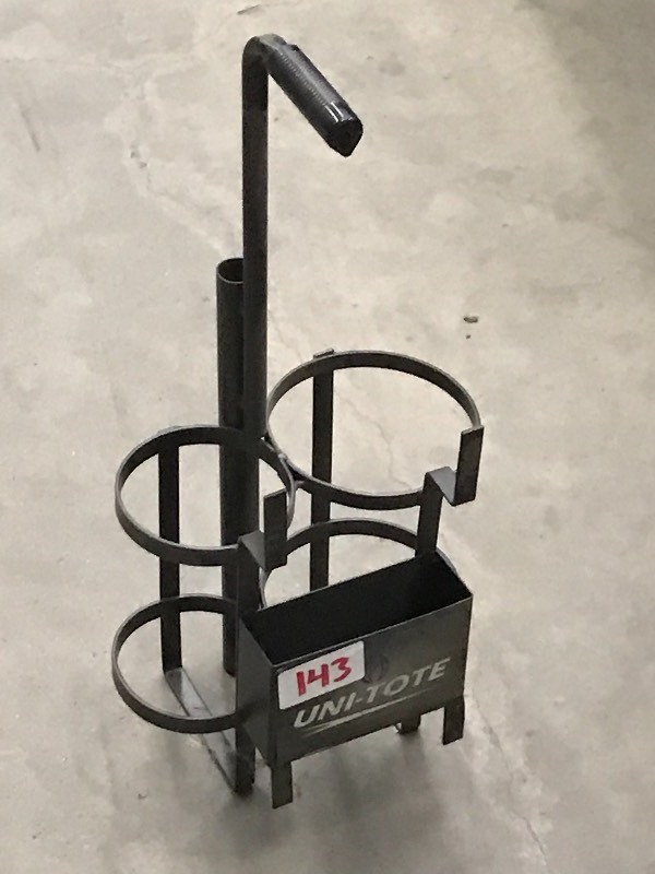 lot 143 image: Uni-Tote Portabe Torch Rack ...