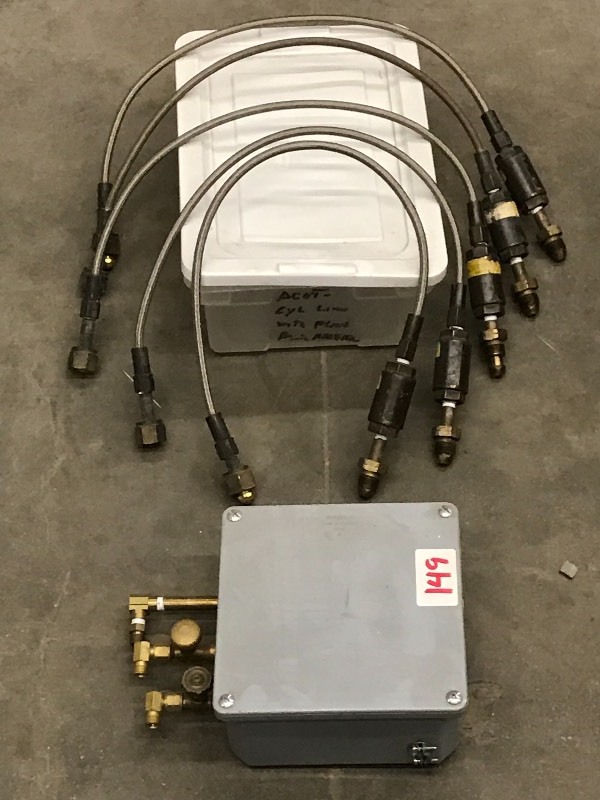lot 149 image: Lot Of (5) Acetylene Gas Systems F...