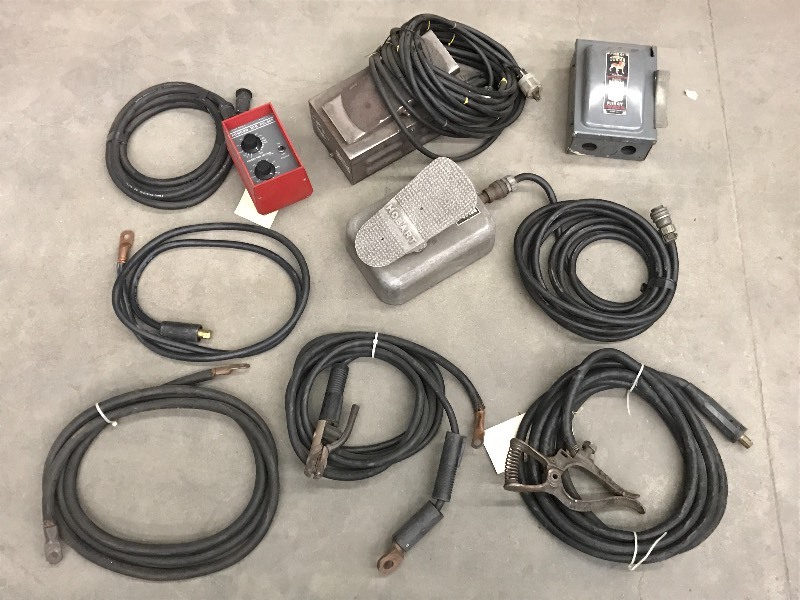lot 162 image: Lot Of Assorted Welding Leads, Swi...