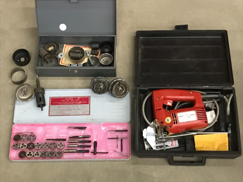 lot 180 image: Lot Of Makita Jig-Saw, Hole Saw Bi...