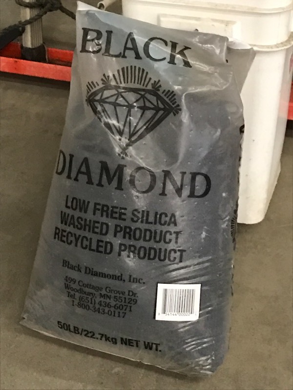 lot 182 image: Near Full 50# Bag Of Black Diamond ...